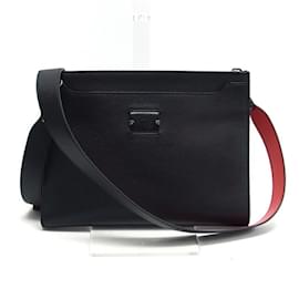 Christian Louboutin-Sac à bandoulière Sky Pouch de Christian Louboutin-Noir,Rouge