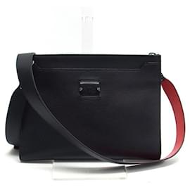 Christian Louboutin-Sac à bandoulière Sky Pouch de Christian Louboutin-Noir,Rouge