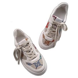 Baskets Gucci ChuckyB en cuir blanc taille 37 Blanc