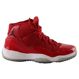 Nike Air Jordan 11 Ledersneaker Rot