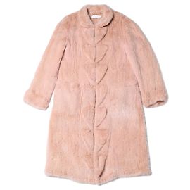 Escada Pink Mink Fur Coat, Size 38 Other