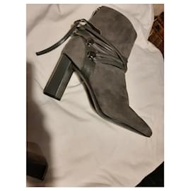 Autre Marque-Ankle Boots-Grey