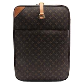Louis Vuitton-Louis Vuitton Pegase 55 Monogram Luggage Bag-Brown