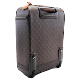 Louis Vuitton-Louis Vuitton Pegase 55 Monogram Luggage Bag-Brown