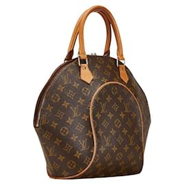 Louis Vuitton-Louis Vuitton Monogram Ellipse MM Handbag Brown-Brown