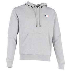 Grauer Baumwoll-Hoodie mit Ami-Logo Grau