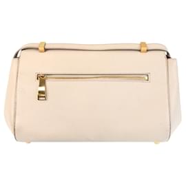 Bottega Veneta-Bottega Veneta Leather Angle Shoulder Bag-Brown,Beige