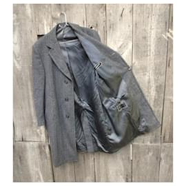 inconnue-Men Coats Outerwear-Grey