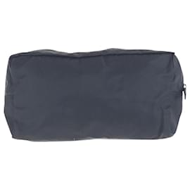 Prada-Prada Nylon Tessuto Logo Plate Pouch-Black