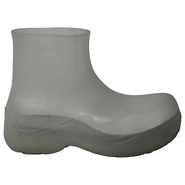 Botas Puddle da Bottega Veneta em borracha branca transparente Branco