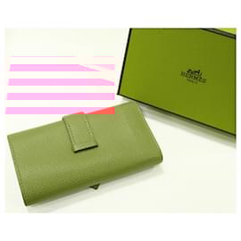 Hermès-Hermes Epsom 4 Key Case Rose Jaipur-Pink