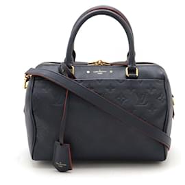 Louis Vuitton-Louis Vuitton Monogram Empreinte Speedy Bandouliere 25 Handbag M43501-Red