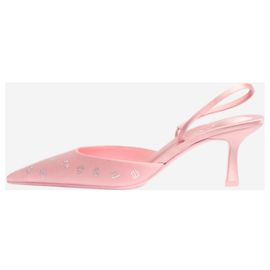 Alexander Wang Pink Delphine 65 Slingback Mules - Größe EU 38 Pink