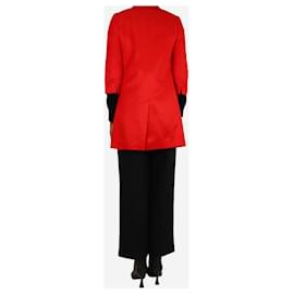 Dolce & Gabbana-Red dress coat - size UK 4-Red