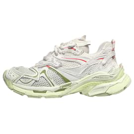 Balenciaga-White and red Runner trainers - size EU 38-White