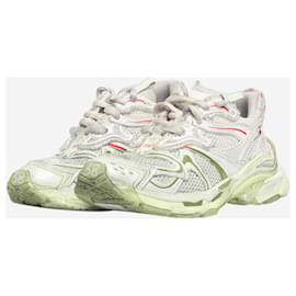 Balenciaga-White and red Runner trainers - size EU 38-White