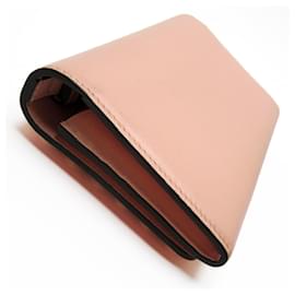 Christian Louboutin-Christian Louboutin Pink Leather Long Wallet-Pink