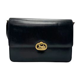 Céline Borsa a spalla in pelle nera Celine Nero