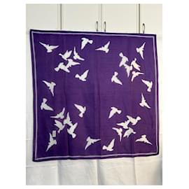 Yves Saint Laurent-Mythical Doves-White,Purple