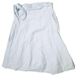 Ralph Lauren-Polo Ralph Lauren Striped Linen Skirt-Other