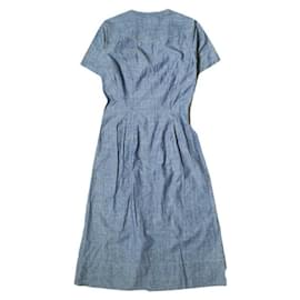 Ralph Lauren-RRL Indigo Chambray Dress Cotton Dress-Blue