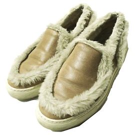 Autre Marque Maison Margiela Leder-Sneaker Beige