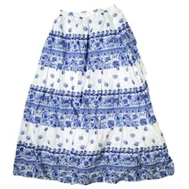 Ralph Lauren-Ralph Lauren Floral Cotton Tiered Skirt-Other