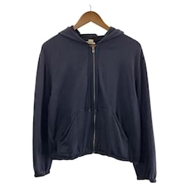 Hermès-Hermes Cotton/Silk Zip-Up Hoodie-Other