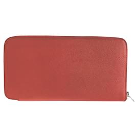 Hermès-Hermes Azap Long Silk'in Pink Wallet-Pink