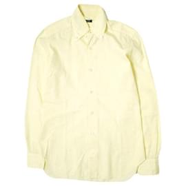 Autre Marque Camicia in cotone Barba Giallo
