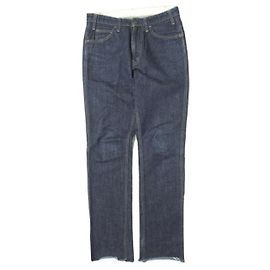 Autre Marque Jeans in denim slim tagliati UNUSED Blu