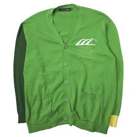 Autre Marque anThem Baumwoll-Cardigan Grün