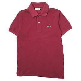 Autre Marque Polo de algodón Lacoste L.12.12 Burdeos
