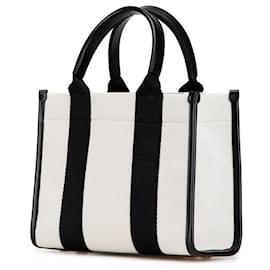 Balenciaga-Balenciaga Canvas Leather 2WAY Handbag-White