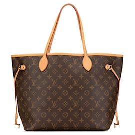 Louis Vuitton-Louis Vuitton Neverfull MM Tote Bag Brown-Brown