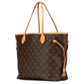 Louis Vuitton-Louis Vuitton Neverfull MM Tote Bag Brown-Brown