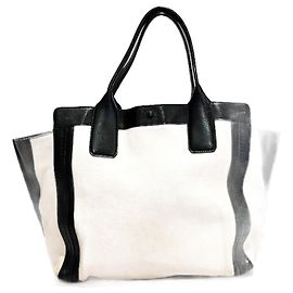 Chloé Chloe Allison Leather Tote Bag 3S0164-703 Beige