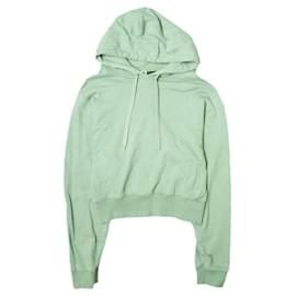 Autre Marque Sudadera de algodón verde Verde