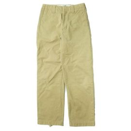 Pantalones de sarga de algodón beige Acne Studios Beige