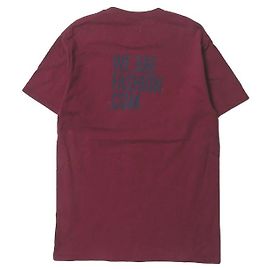 Autre Marque Camiseta ts(s) Back Logo S/S de algodón burdeos Burdeos