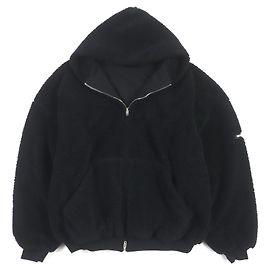 Felpa con zip Balenciaga nera Nero