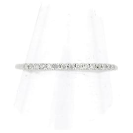 Autre Marque-K18WG White Gold Diamond Half Eternity Ring-White