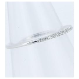 Autre Marque-K18WG White Gold Diamond Half Eternity Ring-White
