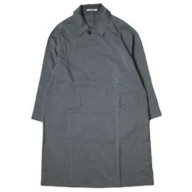Autre Marque AURALEE leichter Finx-Polyester Stehkragenmantel Braun