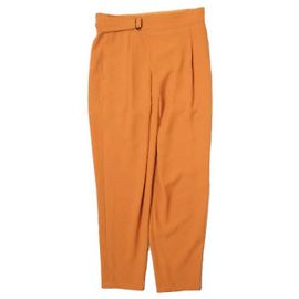 Autre Marque Calças Stretch Wrap FORMO de Poliéster Laranja
