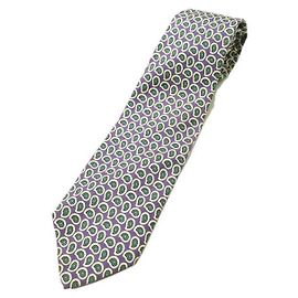 Autre Marque Gravata de seda paisley Ralph Lauren roxa Roxo