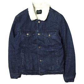 Autre Marque FAMILY FIRST MILANO Denim Boa Jacket Blue