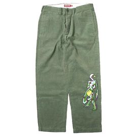 Calça Chino de Corduroy Supreme Gonz 34 Outro