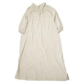 Autre Marque Langes gerafftes Kleid Nano Universe Beige Andere