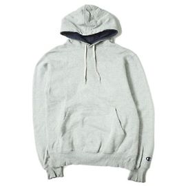 Autre Marque Champion Moletom com Capuz Pullover V-gusset Cinza Marrom